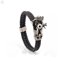 Pulsera animal a granel de los hombres de encargo del acero inoxidable